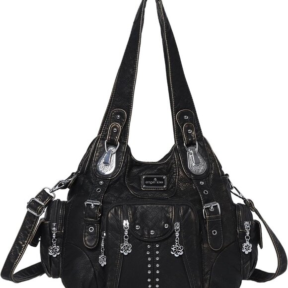 Purses for Women Soft PU Leather Large Hobo Bags for Women Shoulder Bag - Picture 1 of 7